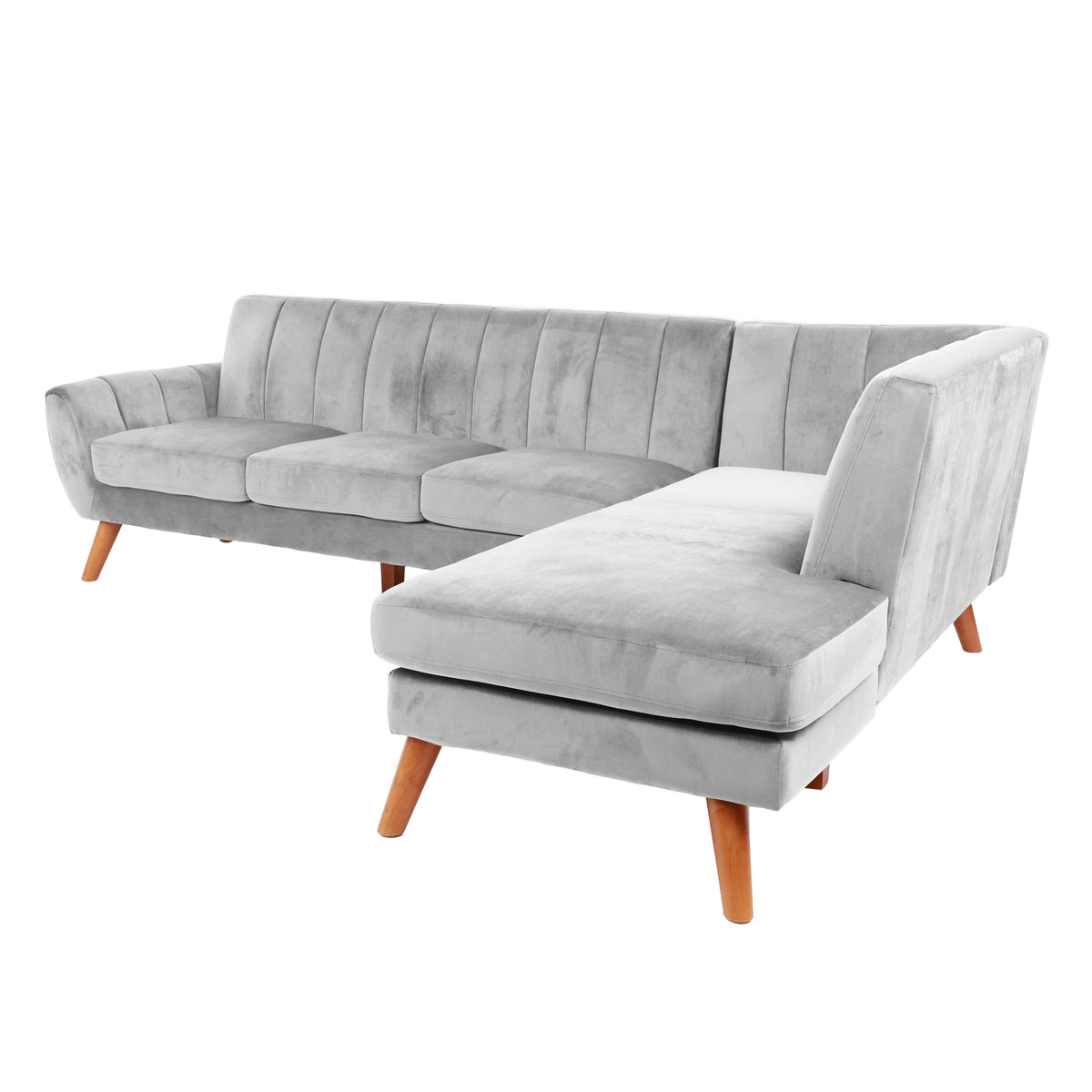 SECTIONAL - 2PC in Black Faux Leather