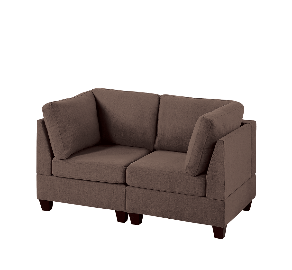 MODULAR SET - 2PC in Black Coffee