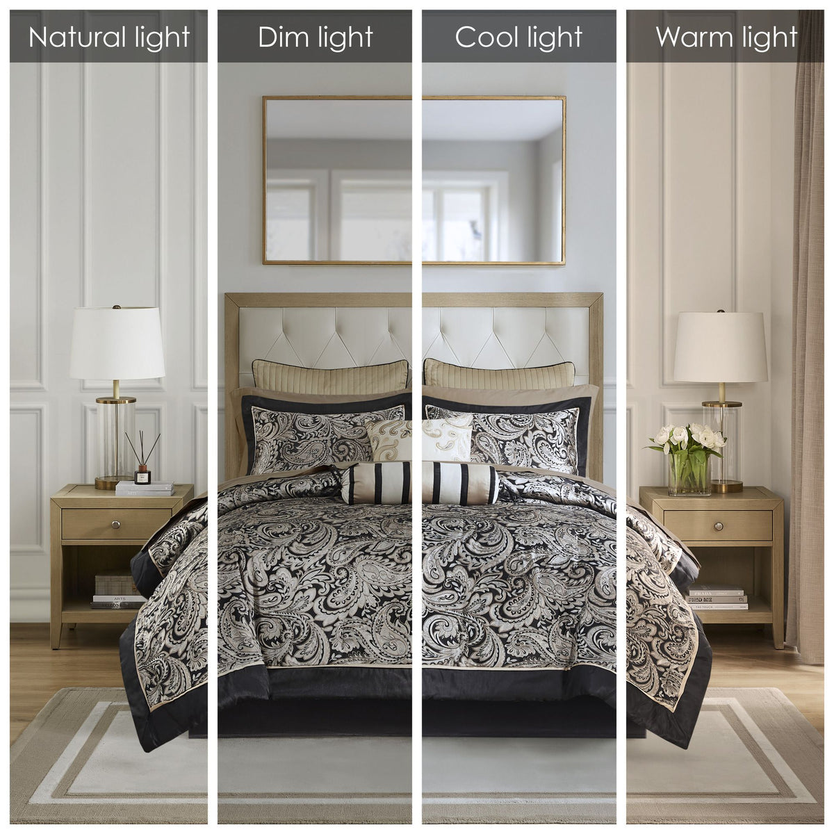 12 Piece Comforter Set with Cotton Bed Sheets
