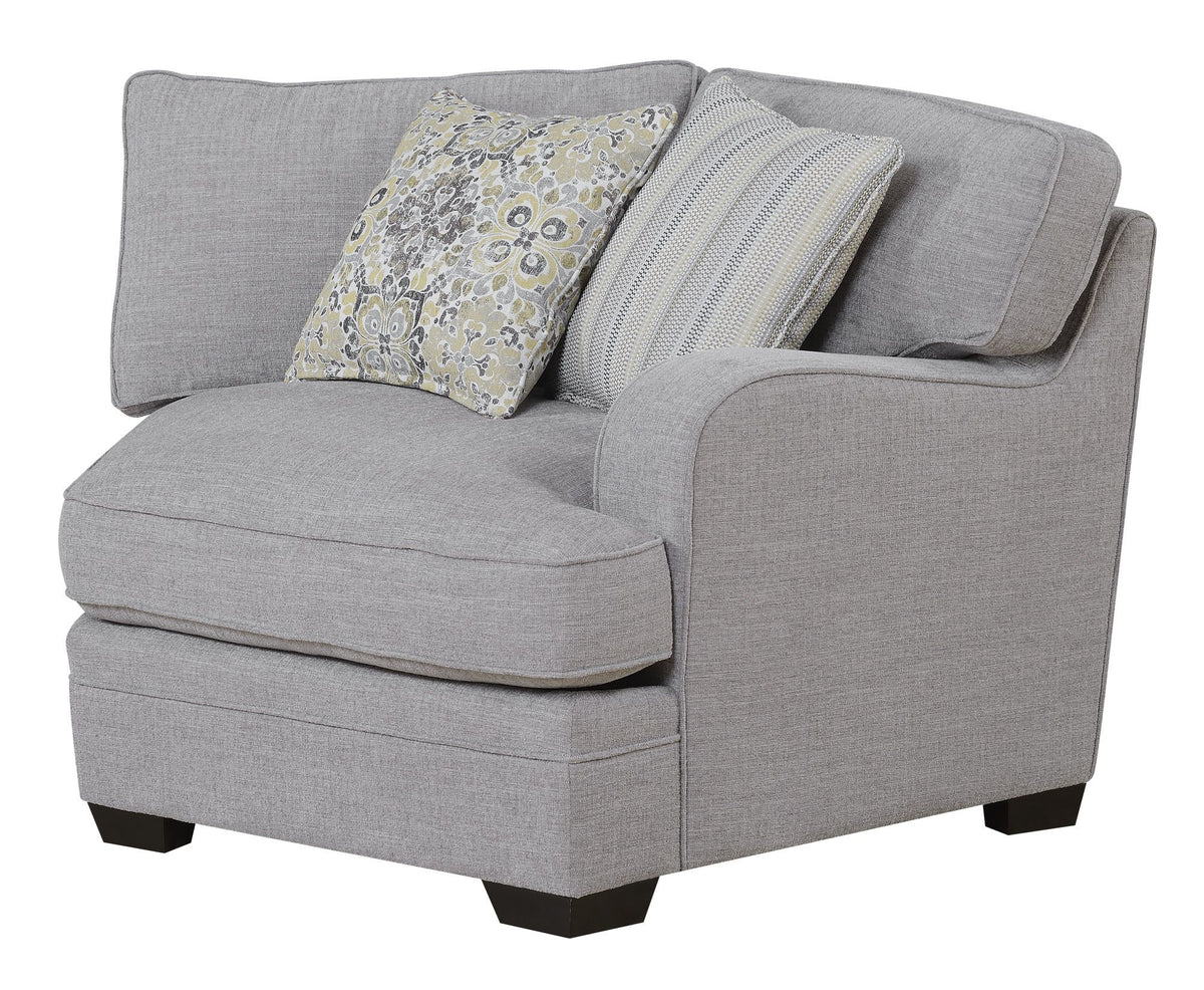 Wallace & Bay Berza Gray Cuddler Sectional