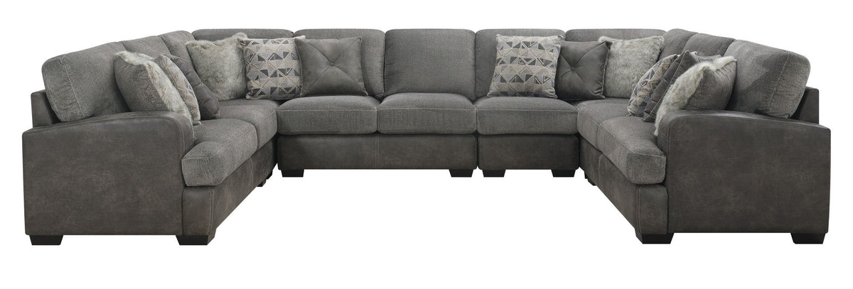 Wallace & Bay Grennburg Gray Modular 6 Piece Sectional