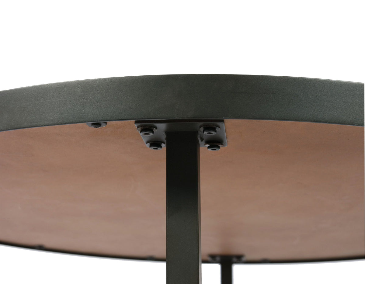 Wallace & Bay Faro Brown Round Coffee Table