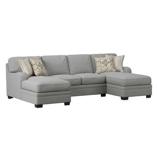 Wallace & Bay Berza Gray U-Shaped Sectional
