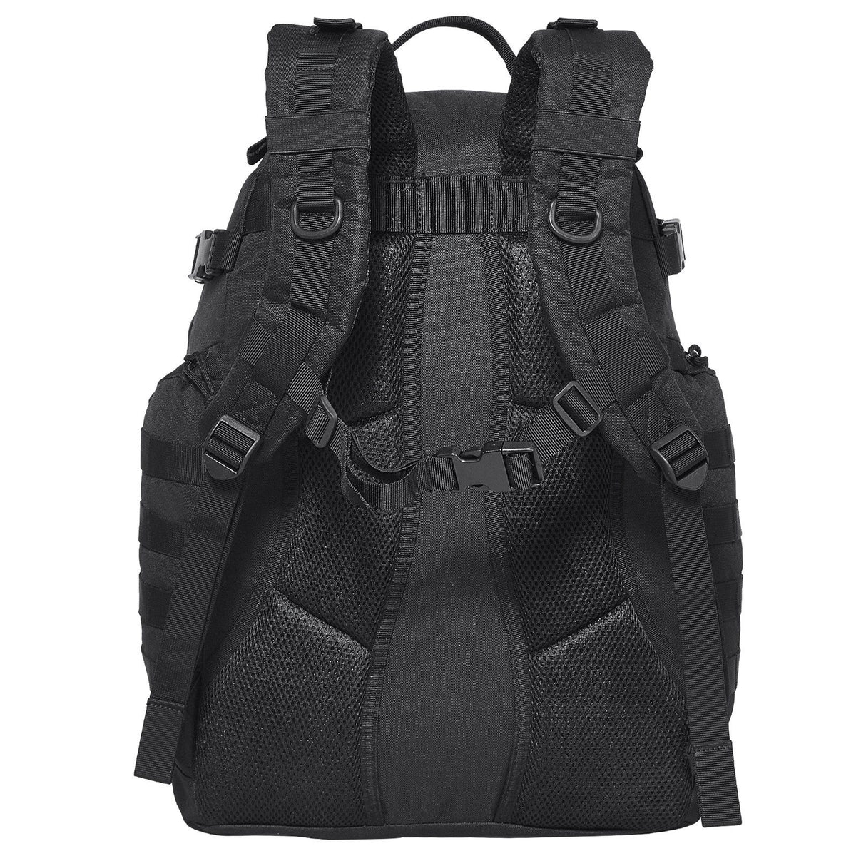 Vevor Tactical Backpack 40L Military Backpack with Molle Mode & Sponge Pad Army Assault Pack Bug Out Bag Camping Trekking Outdoor Rucksack Daily EDC Backpack, Black