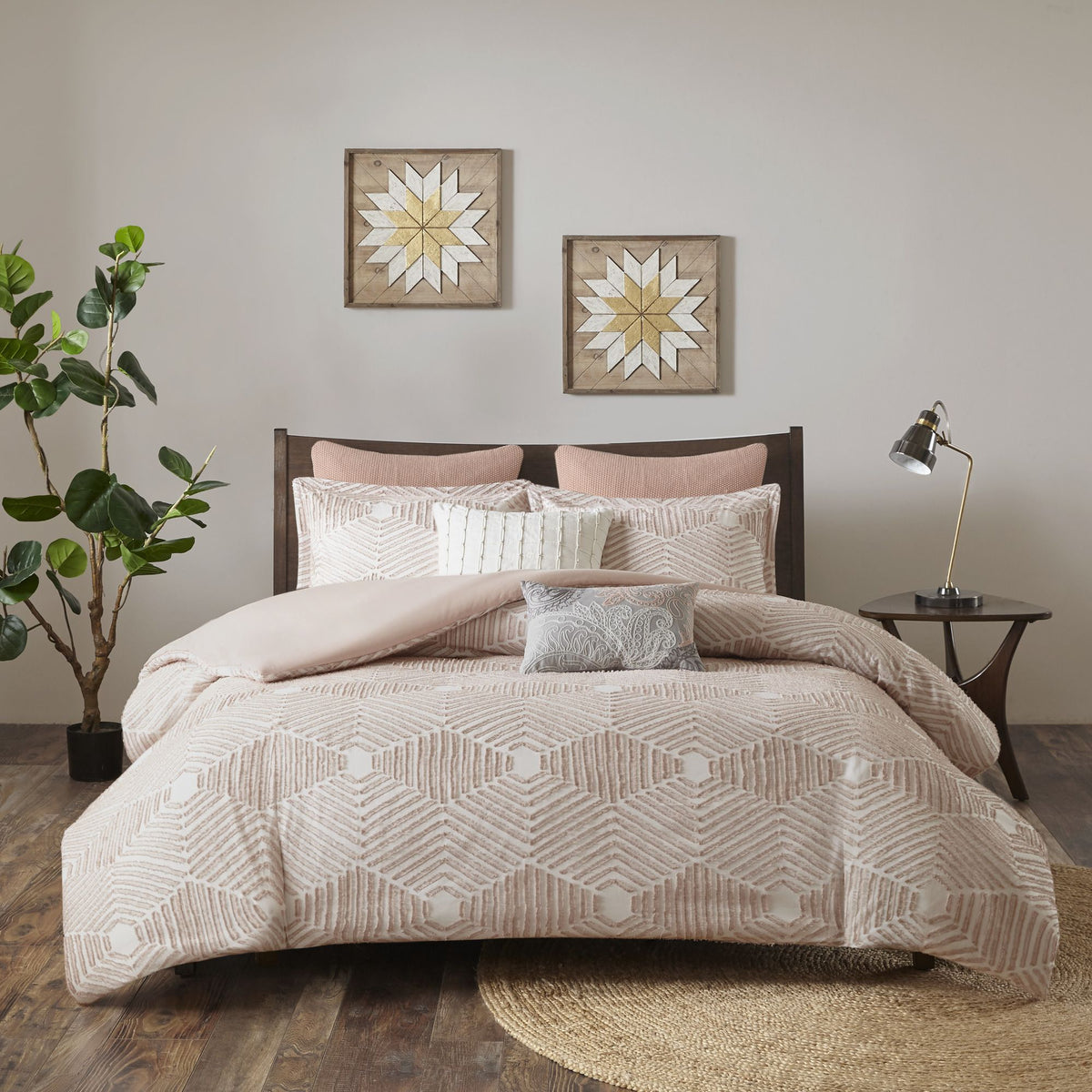 Cotton Jacquard Comforter Set