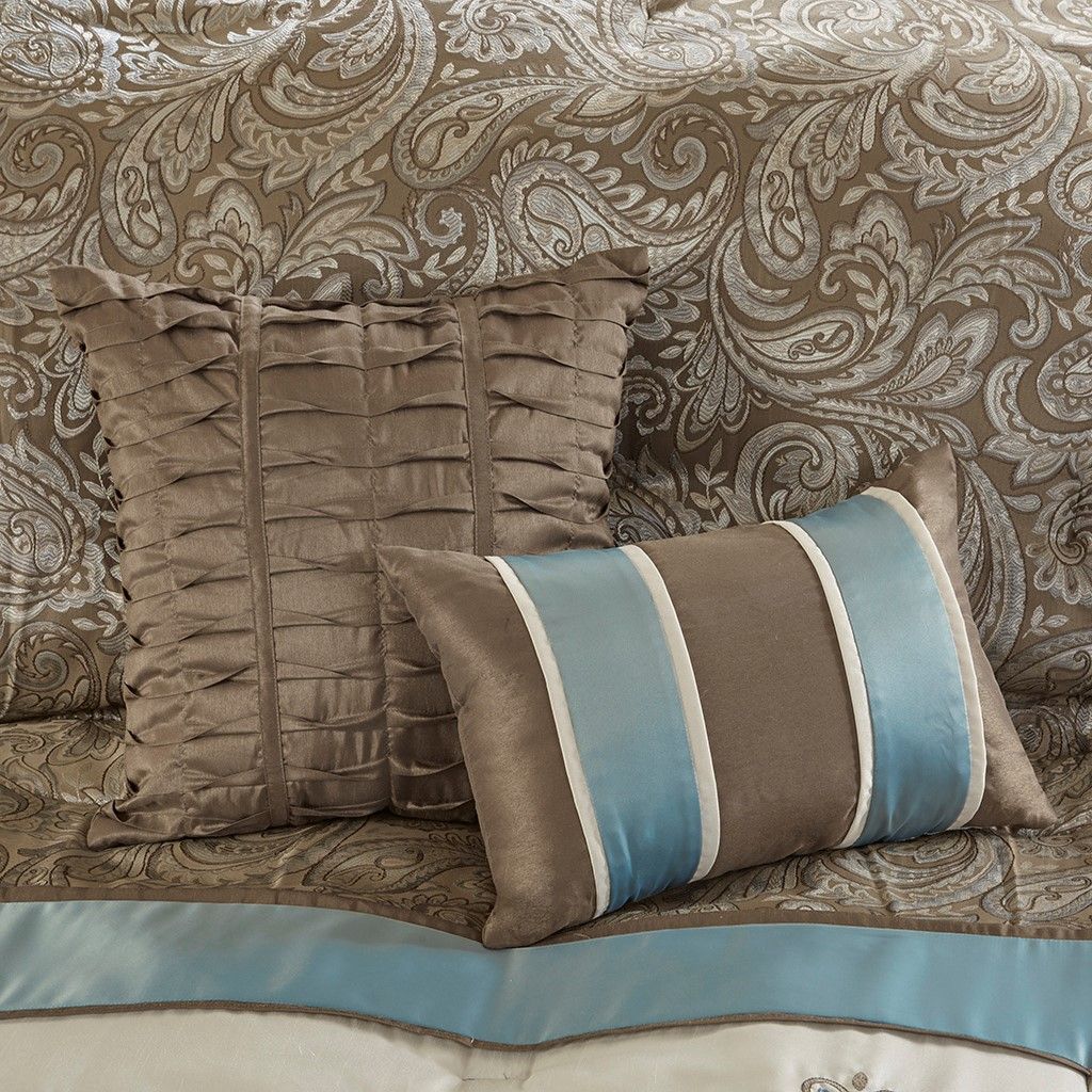 Jacquard 7 Piece Comforter Set