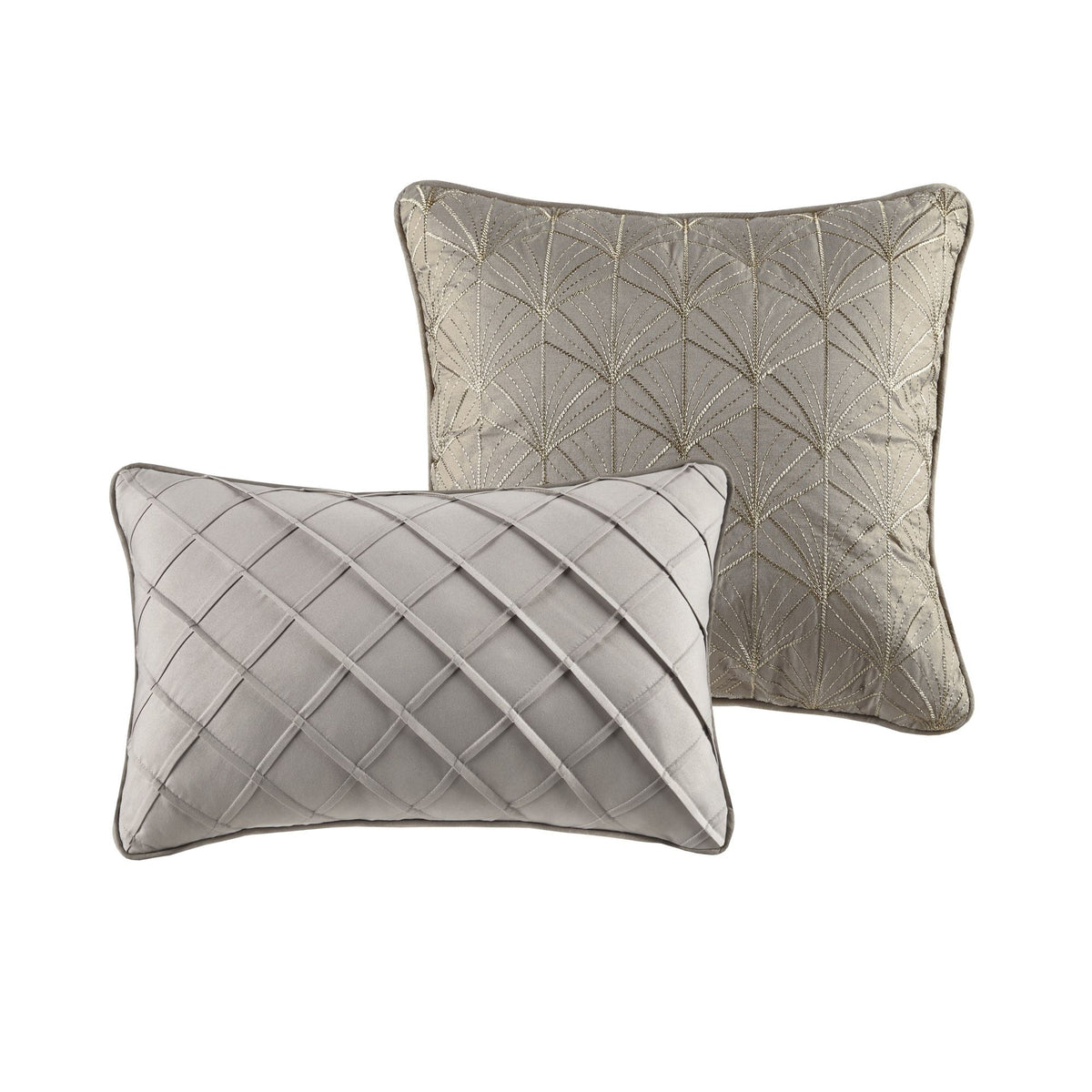 12 Piece Jacquard Comforter Set with Bed Sheets
