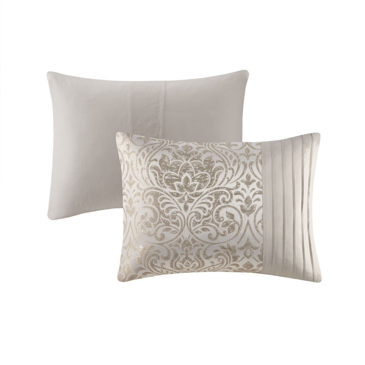 12 Piece Jacquard Comforter Set with Bed Sheets