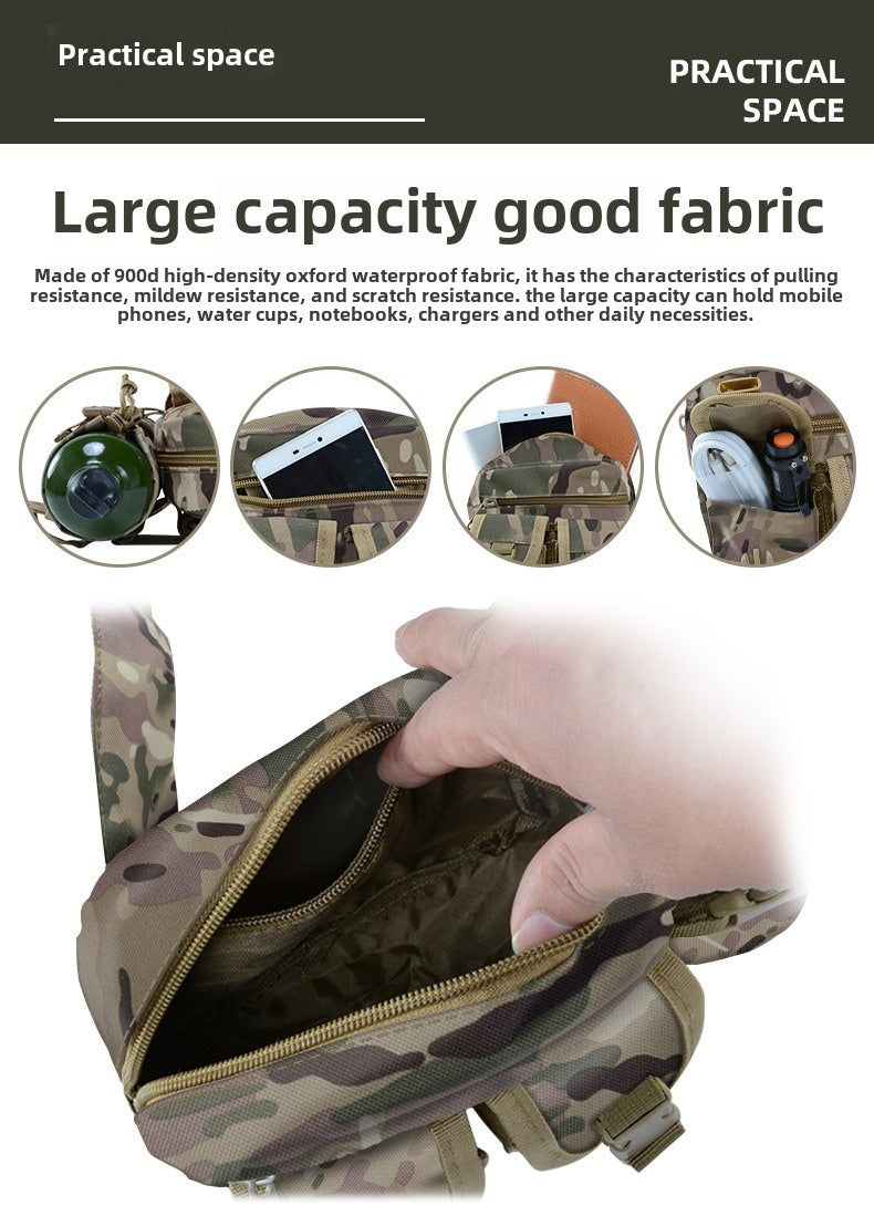 Camouflage Fishing Multifunctional, Lua Water Bottle Bag, Worker Waist Pack, Sports Outdoor Tactical Men's Waist Packs