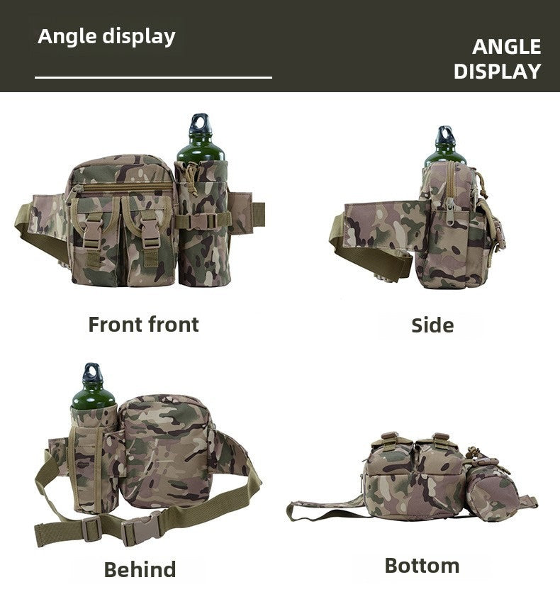 Camouflage Fishing Multifunctional, Lua Water Bottle Bag, Worker Waist Pack, Sports Outdoor Tactical Men's Waist Packs