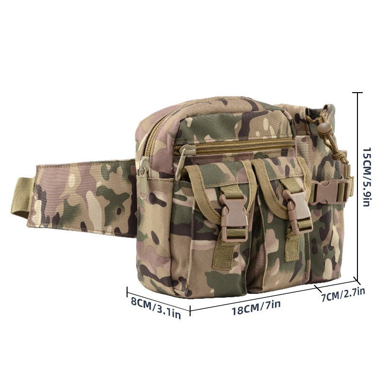 Camouflage Fishing Multifunctional, Lua Water Bottle Bag, Worker Waist Pack, Sports Outdoor Tactical Men's Waist Packs