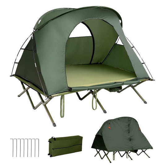2-Person Outdoor Camping Tent with External Cover