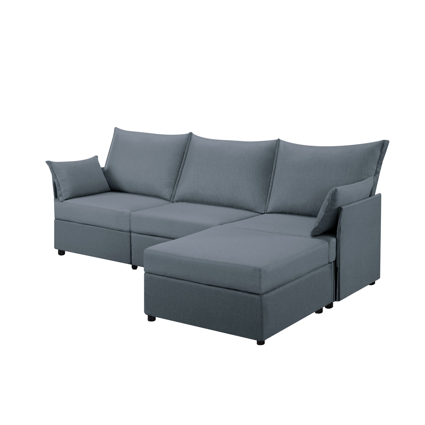 93.7' Sectional Sofa with ottoman