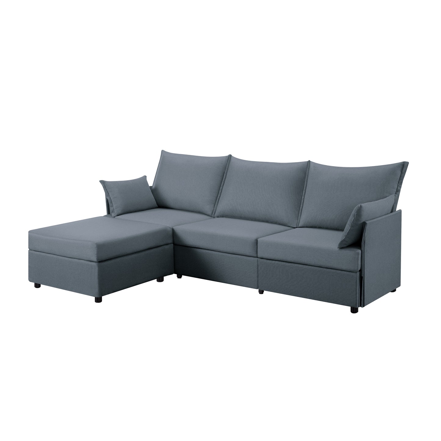 93.7' Sectional Sofa with ottoman