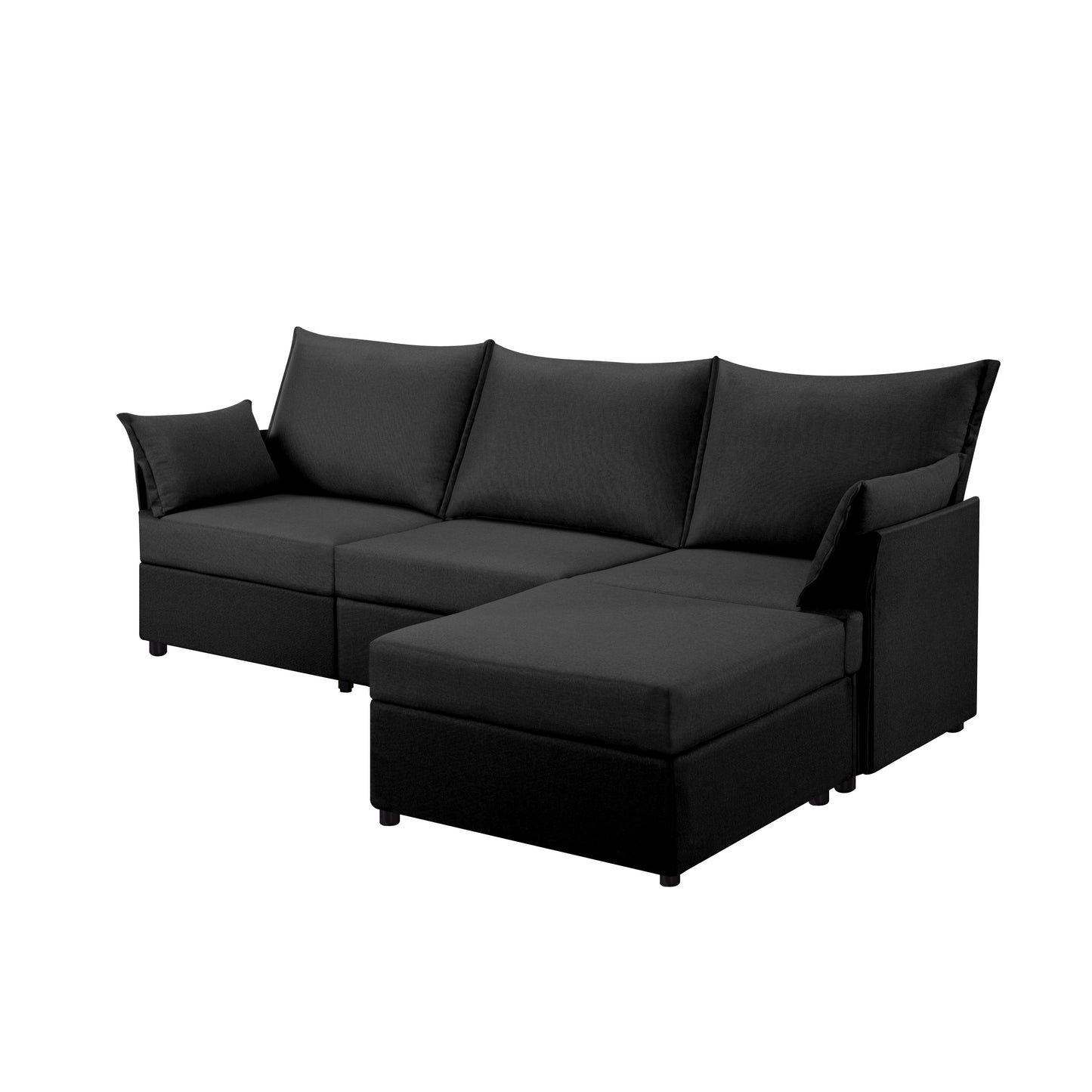 93.7' Sectional Sofa with ottoman