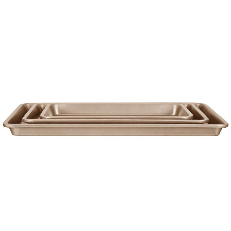 Nonstick Baking Pan Set 3-Piece for Household Cooking