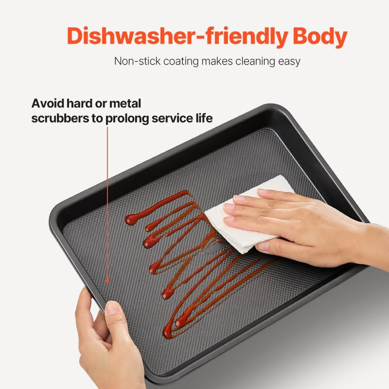 Nonstick Baking Pan Set 3-Piece for Household Cooking