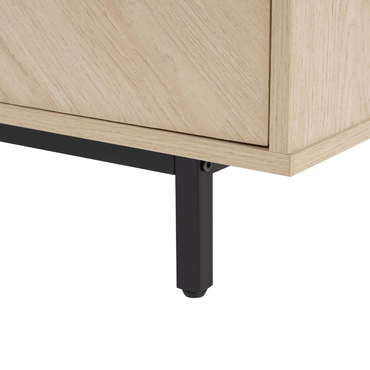 Storage Cabinet with Doors, Modern Accent Cabinet,Wood Grain Decoratio Buffet Sideboards for Living Room, Kitchen,Enterway
