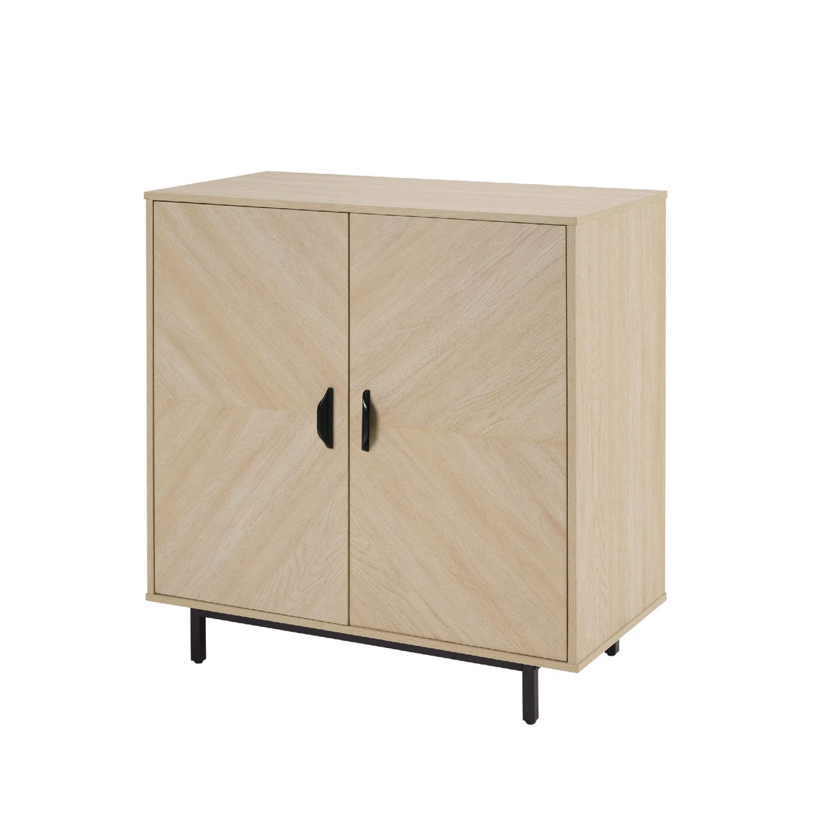 Storage Cabinet with Doors, Modern Accent Cabinet,Wood Grain Decoratio Buffet Sideboards for Living Room, Kitchen,Enterway